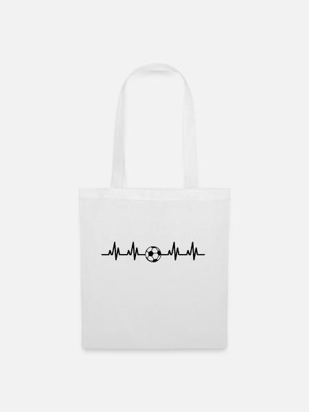 Football ECG - Tote Bag - white