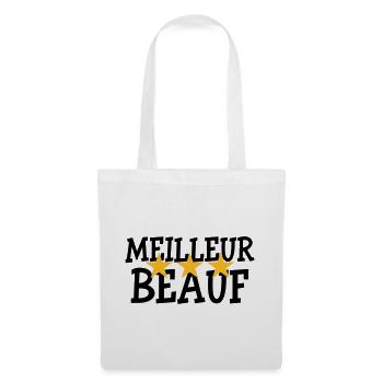 Meilleur Beauf - Sac en tissu - blanc - Devant