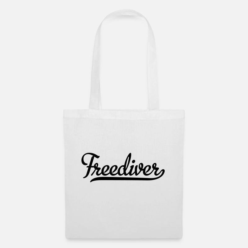 Freediver - Stoffbeutel - Weiß
