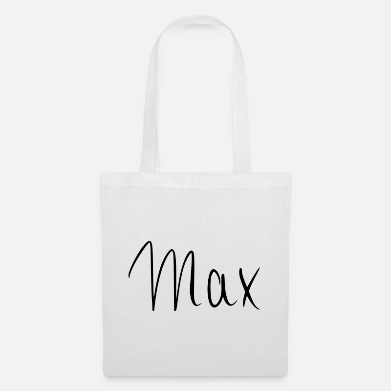 Max - Stoffbeutel - Weiß