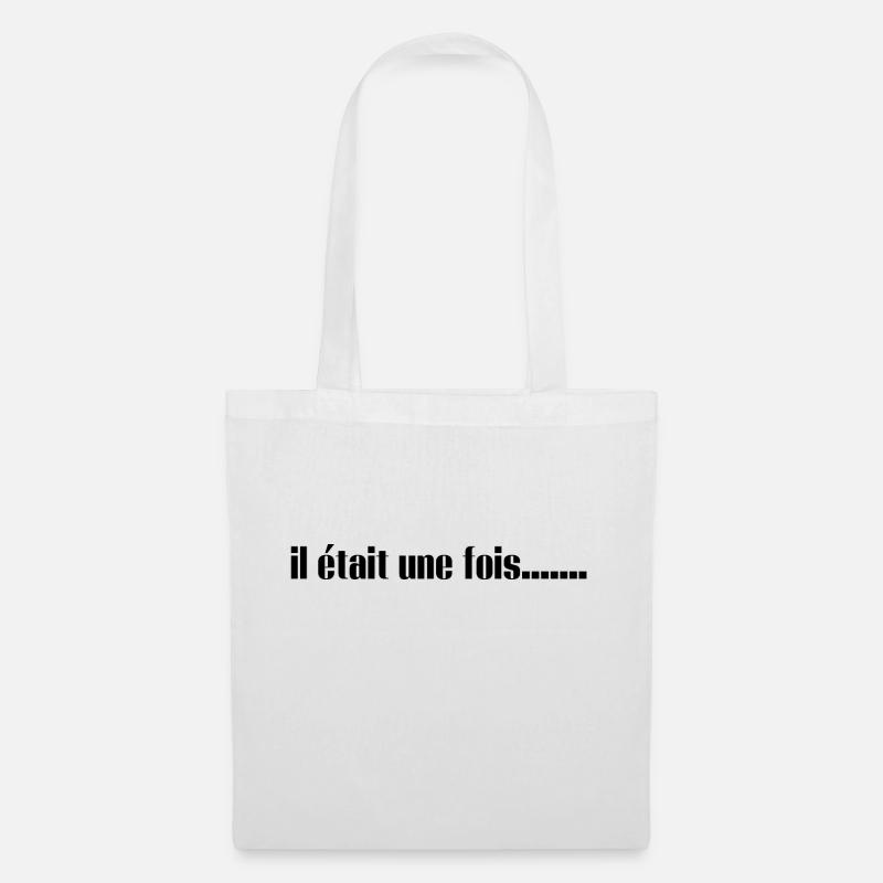 il était une fois - Sac en tissu - blanc