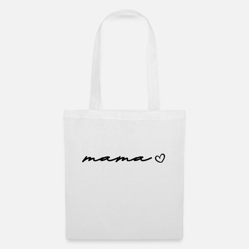 Mama Herz - Stoffbeutel - Weiß