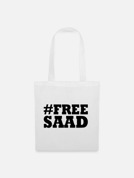Free saad - Stoffbeutel - Weiß