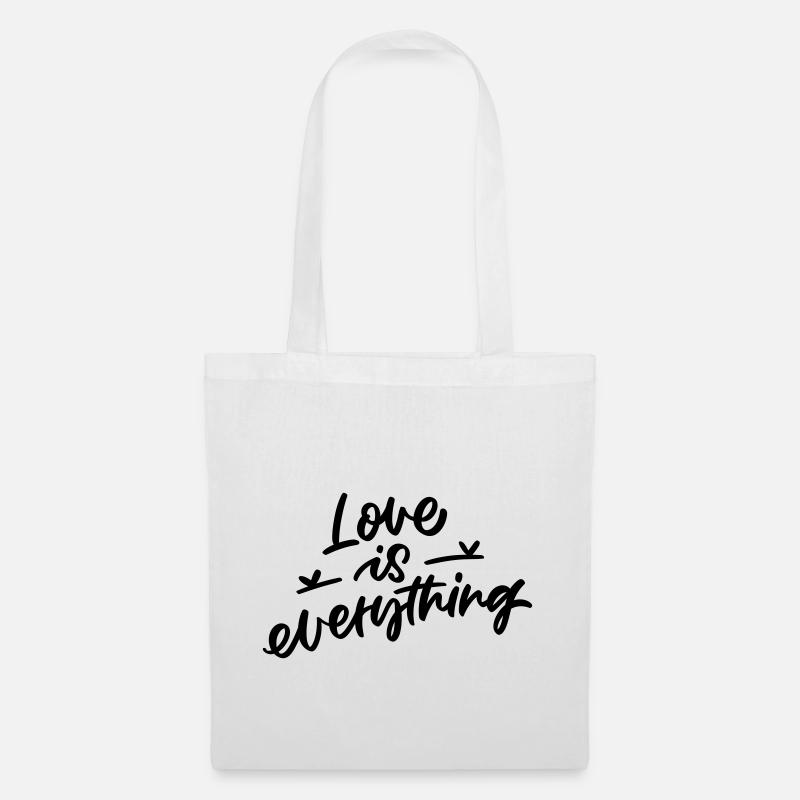 Love Is Everything - Stoffbeutel - Weiß