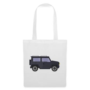 Jeep - Sac en tissu - blanc - Devant