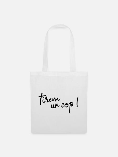 Tirèm un còp! - Stoffbeutel - Weiß