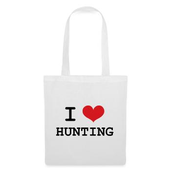 I Love Hunting - Hunting - Tote Bag - white - Front