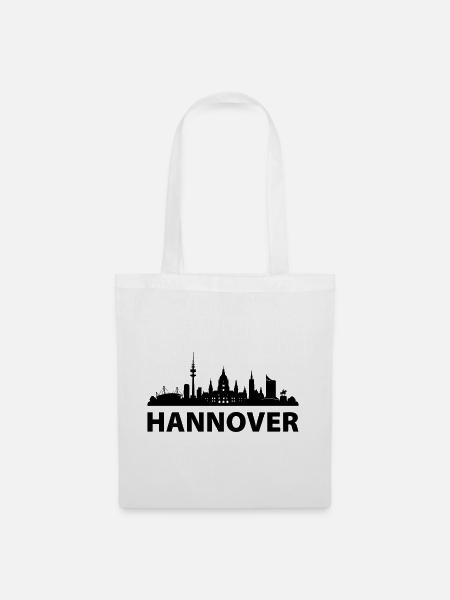 Hannover Skyline - Stoffbeutel - Weiß
