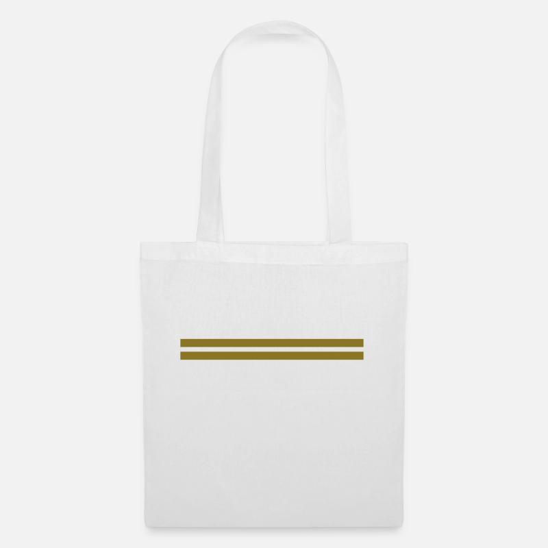 line - Tote Bag - white