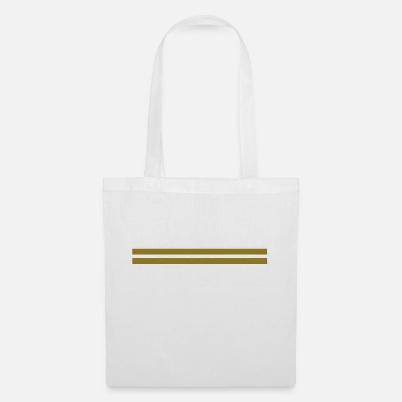 line - Tote Bag - white