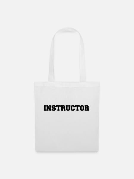 Instructor - Stoffbeutel - Weiß