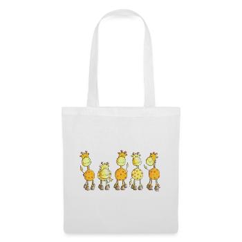 Funny Giraffes - Giraffe - Zoo - Tote Bag - white - Front