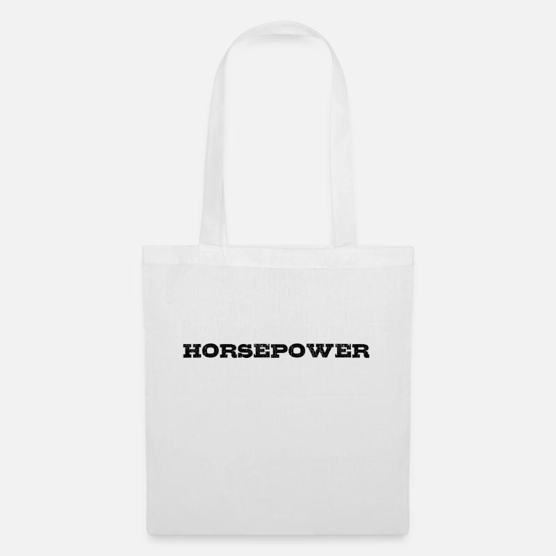 HORSEPOWER - Stoffbeutel - Weiß