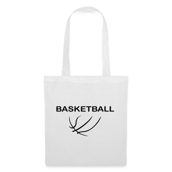 Basket-ball - Sac en tissu - blanc - Devant
