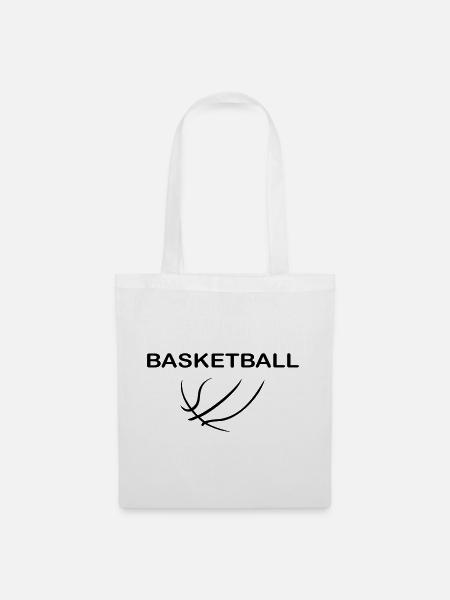 Basketball - Stoffbeutel - Weiß