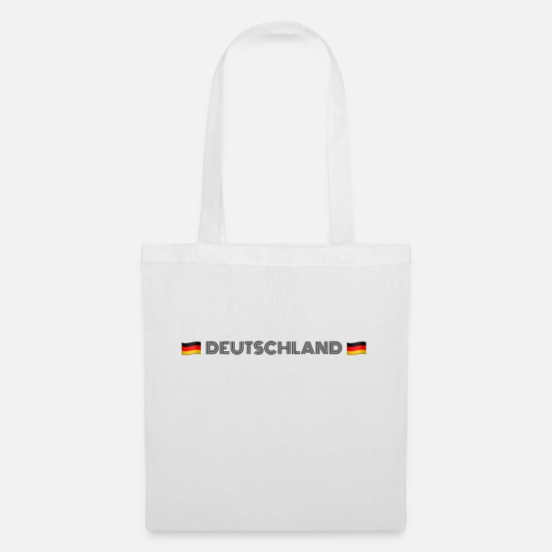 DEUTSCHLAND - Stoffbeutel - Weiß