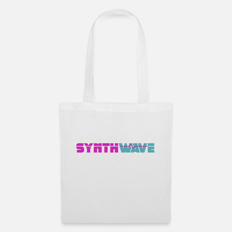 Synthwave - Tote Bag - white