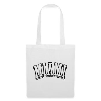 Maillot Miami - Sac en tissu - blanc - Devant
