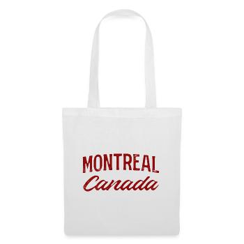 Montreal Canada Vintage Script - Tote Bag - white - Front