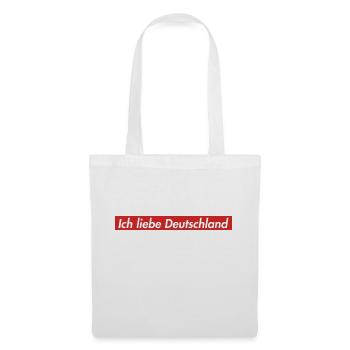 Bayern Fussball sprüche fun lustig Berg Mountain - Stoffbeutel - Weiß - Vorne