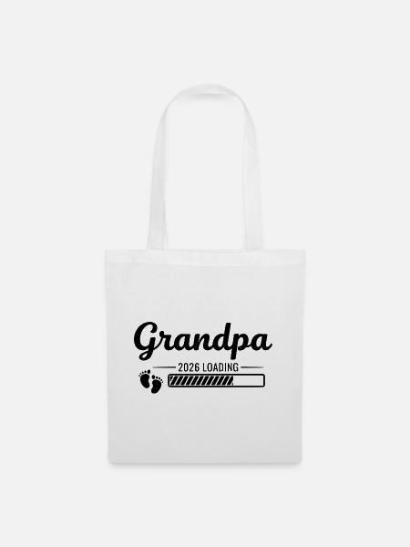 Grandpa 2026 Loading - Stoffbeutel - Weiß