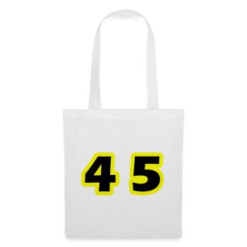 45 Number symbol - Tote Bag - white - Front