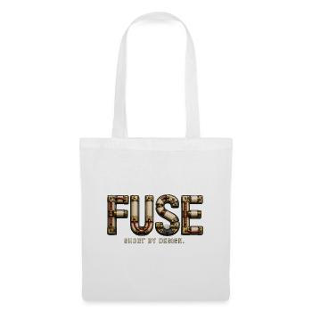 FUSE – Short by Design | Electric pun - Tote Bag - white - Front