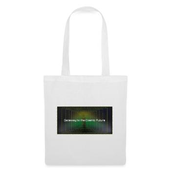 Tor zur Kosmischen Zukunft - Stoffbeutel - Weiß - Vorne
