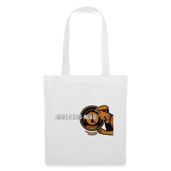 Mahlgrad-Nerd – Kaffee Geschenk für Barista & Kaff - Stoffbeutel - Weiß - Vorne