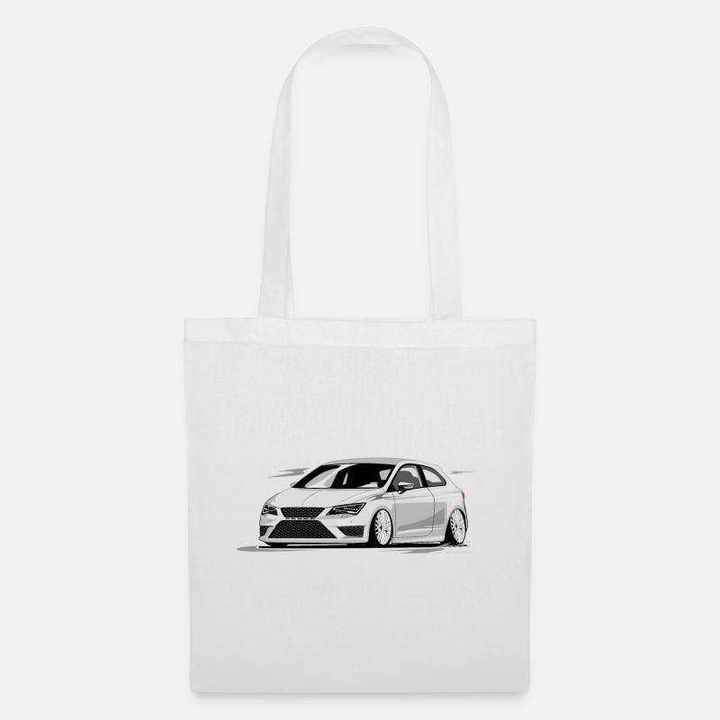 Leon de la fr, faible, profond, Stanced, Cupra - Sac en tissu - blanc