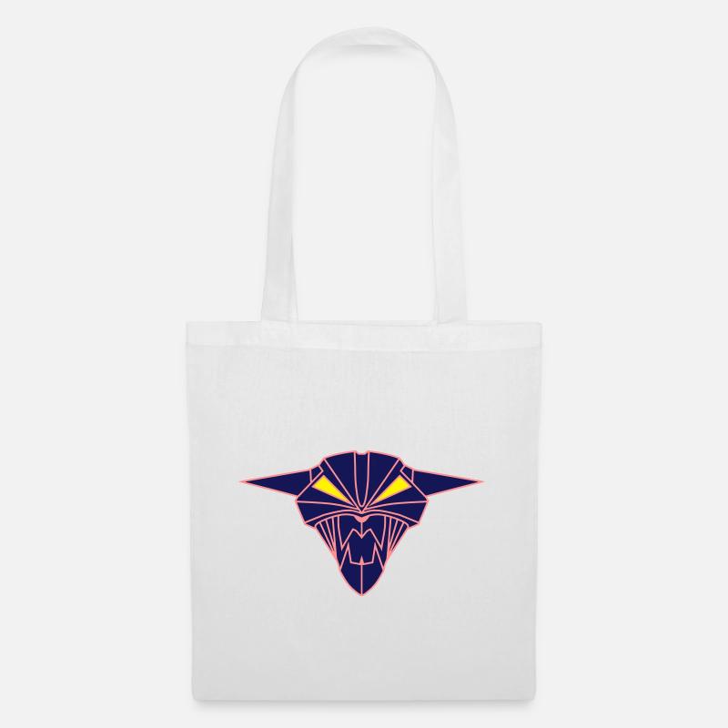 BIONIC DEVIL CAT !!! - Tote Bag - white