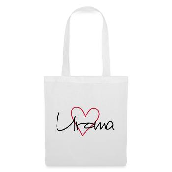 Uroma Herz Liebe werdende Oma Geschenk - Stoffbeutel - Weiß - Vorne