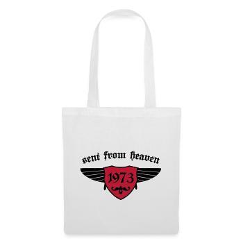 Geburtstag - sent from heaven 1973 - Stoffbeutel - Weiß - Vorne