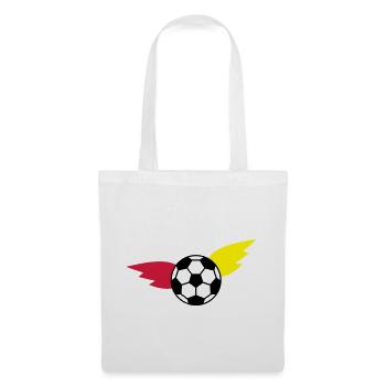 Championnat de ballon de football - Sac en tissu - blanc - Devant