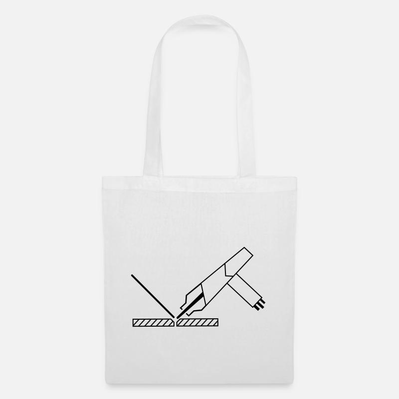 soudure de tig - Sac en tissu - blanc