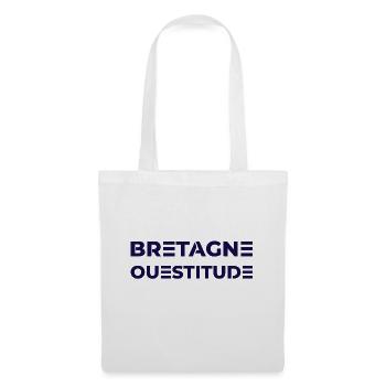 bretagne ouestitude - Sac en tissu - blanc - Devant