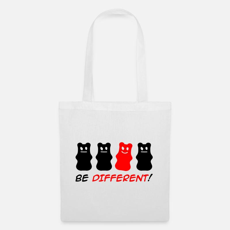 Be Different! - Tote Bag - white