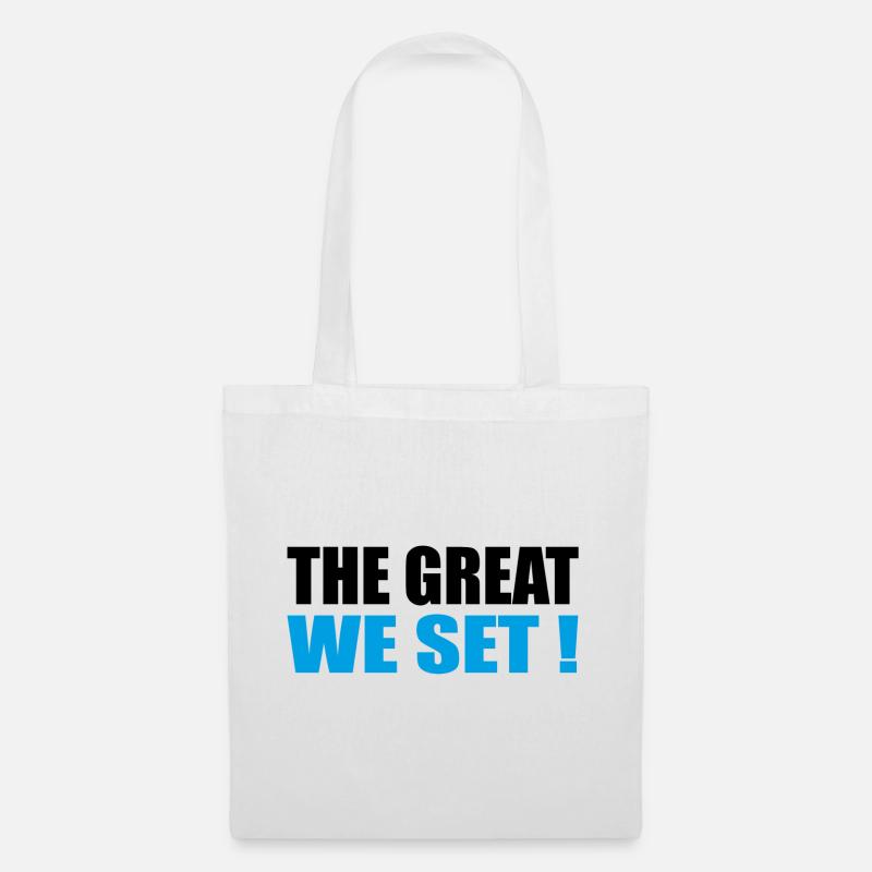 The Great we set - Stoffbeutel - Weiß