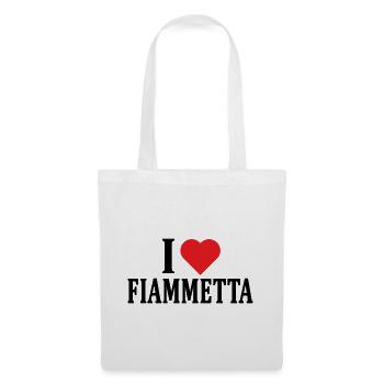 t-shirt I love Fiammetta t-shirt gift idea - Tote Bag - white - Front