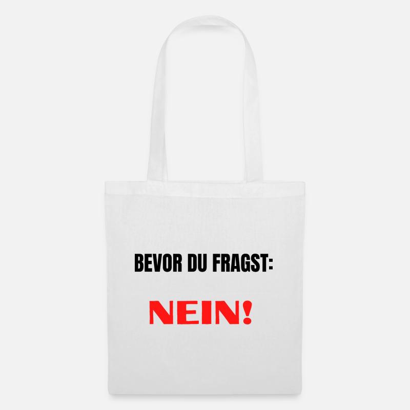 NEIN! - Stoffbeutel - Weiß
