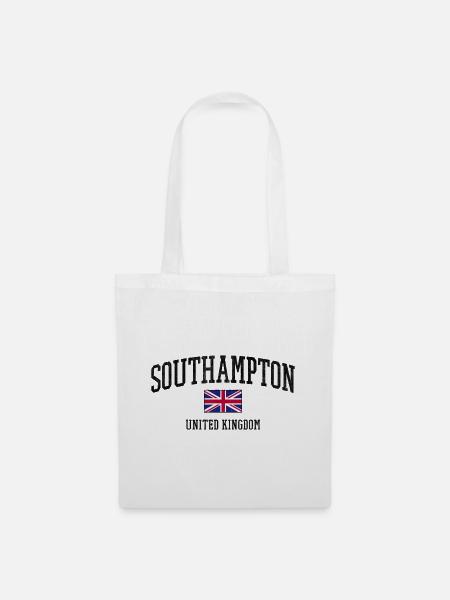 Southampton Uk - Stoffbeutel - Weiß