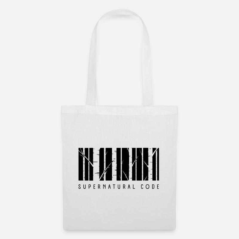 arbres supernatural code - Sac en tissu - blanc