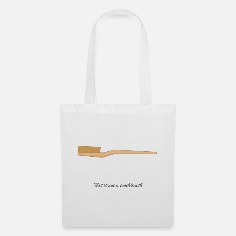 This is not a toothbrush - Tote Bag - white