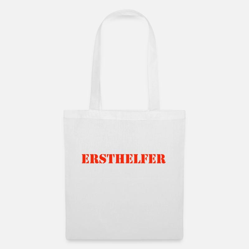 Ersthelfer - Stoffbeutel - Weiß
