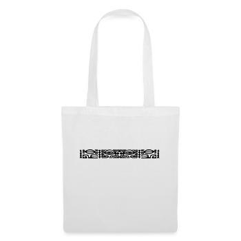 logo maori22 noir - Sac en tissu - blanc - Devant