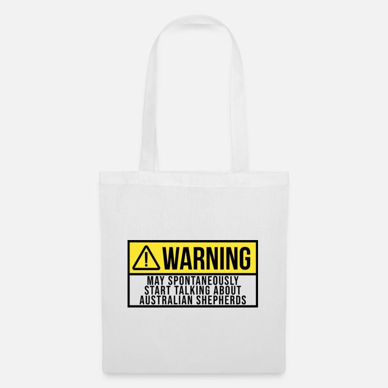 Australian Shepherd - Tote Bag - white