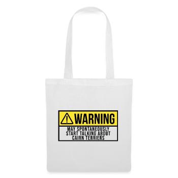 Cairn Terrier Cairn Terrier Cairn Terrier - Sac en tissu - blanc - Devant