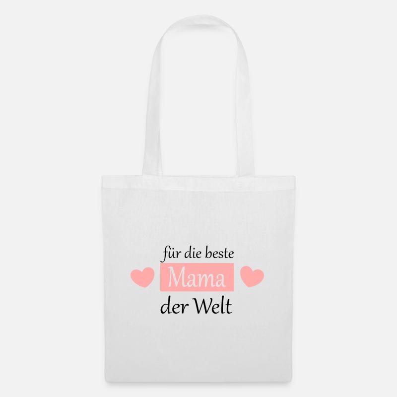 Muttertags Geschenk Mutter Muttertag Geschenkidee  - Stoffbeutel - Weiß