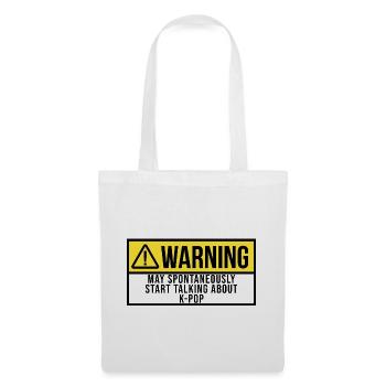 Kpop Kpop Kpop - Sac en tissu - blanc - Devant