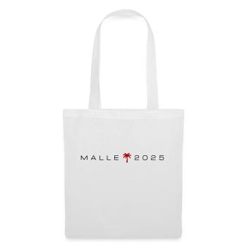Malle 2025 Palmier - Sac en tissu - blanc - Devant
